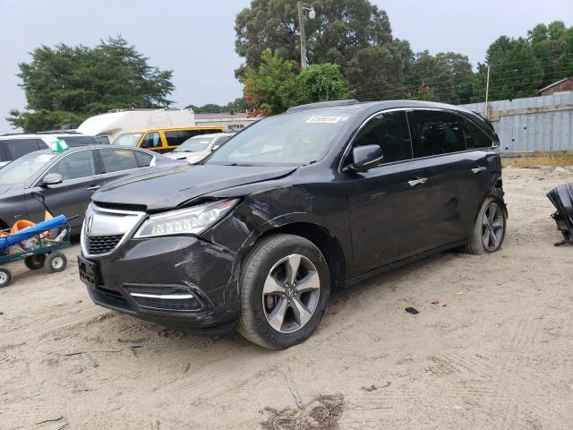 ACURA MDX 2016 with VIN 5FRYD3H21GB012358 - Photo from auction