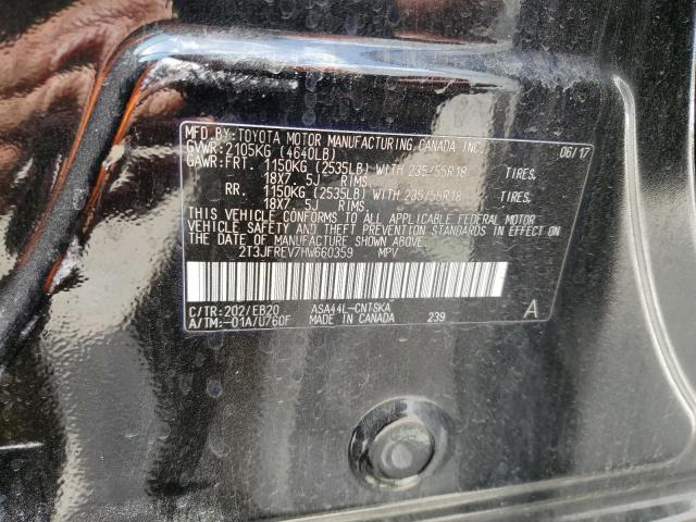 Photo 14 from auction – 2017 TOYOTA RAV4 SE with VIN 2T3JFREV7HW660359