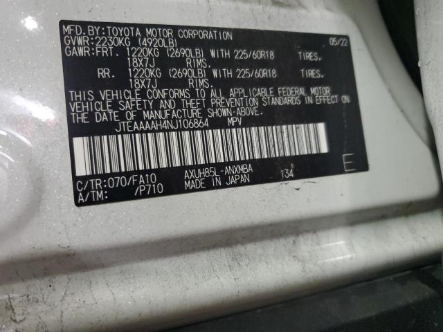 Photo 14 from auction – 2022 TOYOTA VENZA LE with VIN JTEAAAAH4NJ106864