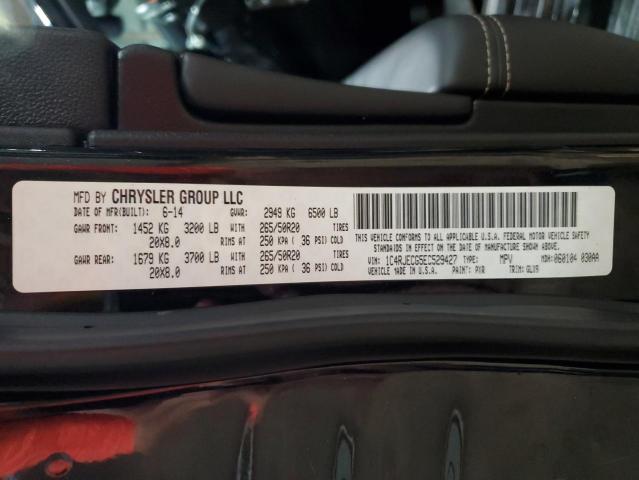 Photo 14 from auction – 2014 JEEP GRAND CHER with VIN 1C4RJECG5EC529427