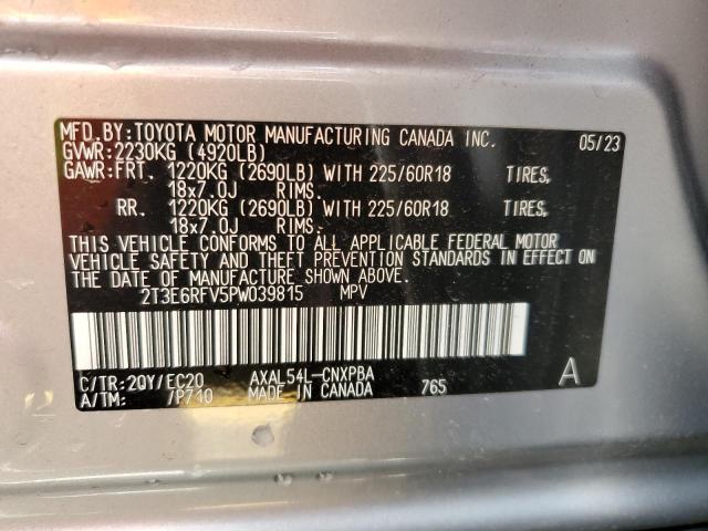 Photo 14 from auction – 2023 TOYOTA RAV4 XSE with VIN 2T3E6RFV5PW039815