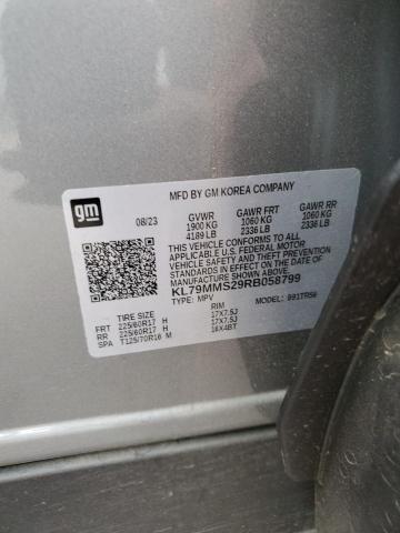 Photo 14 from auction – 2024 CHEVROLET TRAILBLAZE with VIN KL79MMS29RB058799