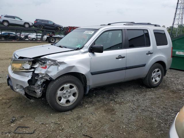 HONDA PILOT LX 2010 with VIN 5FNYF4H23AB020096 - Photo from auction