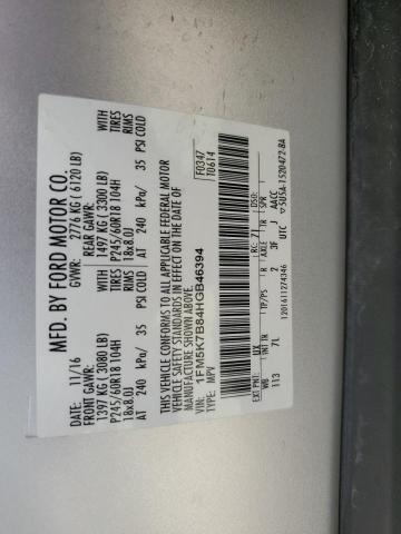 Photo 14 from auction – 2017 FORD EXPLORER with VIN 1FM5K7B84HGB46394