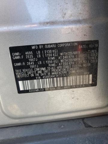 Photo 14 from auction – 2019 SUBARU OUTBACK 2. with VIN 4S4BSANC3K3314122