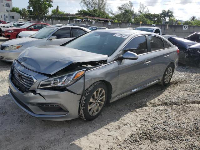 HYUNDAI SONATA SPO 2016 with VIN 5NPE34AF7GH374352 - Photo from auction