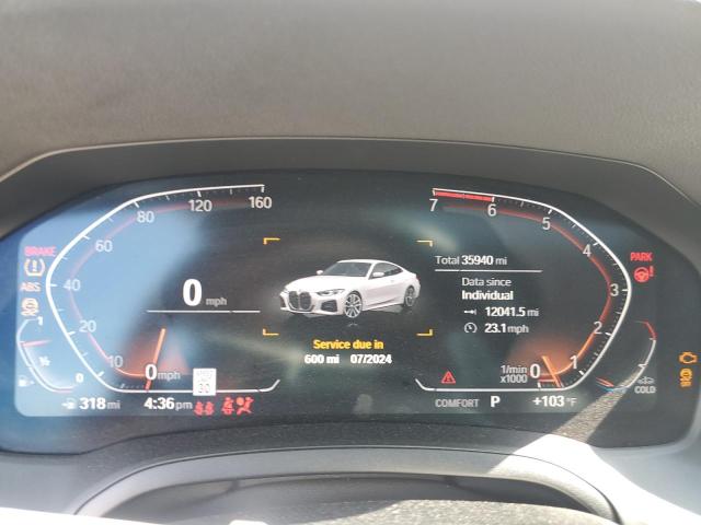 Photo 9 from auction – 2021 BMW 430I with VIN WBA53AP03MCG02839