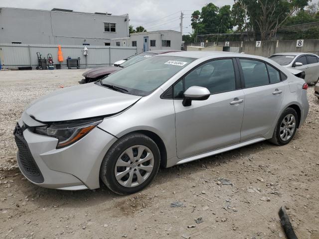 TOYOTA COROLLA LE 2021 with VIN 5YFEPMAE7MP235056 - Photo from auction