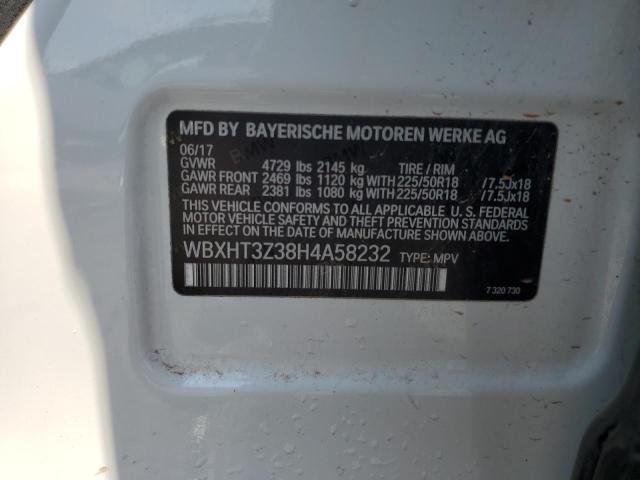 Photo 14 from auction – 2017 BMW X1 XDRIVE2 with VIN WBXHT3Z38H4A58232