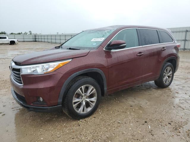 TOYOTA HIGHLANDER 2015 مع رقم تعريف المركبة 5TDZKRFH9FS066166 - صورة من المزاد