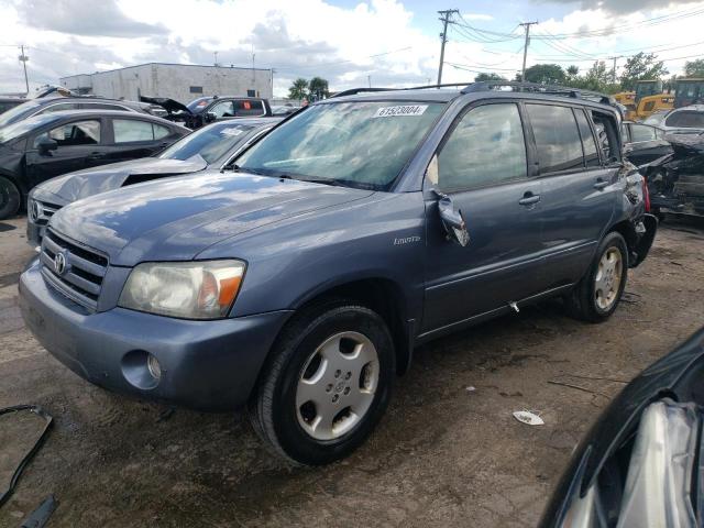 TOYOTA HIGHLANDER 2005 with VIN JTEEP21A350105378 - Photo from auction