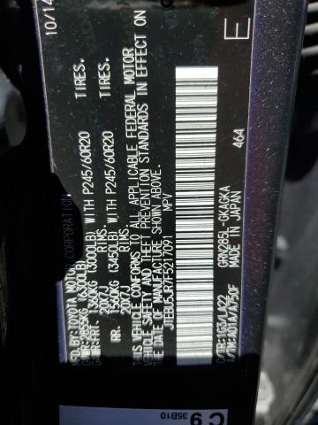 Photo 14 from auction – 2015 TOYOTA 4RUNNER SR with VIN JTEBU5JR7F5217091