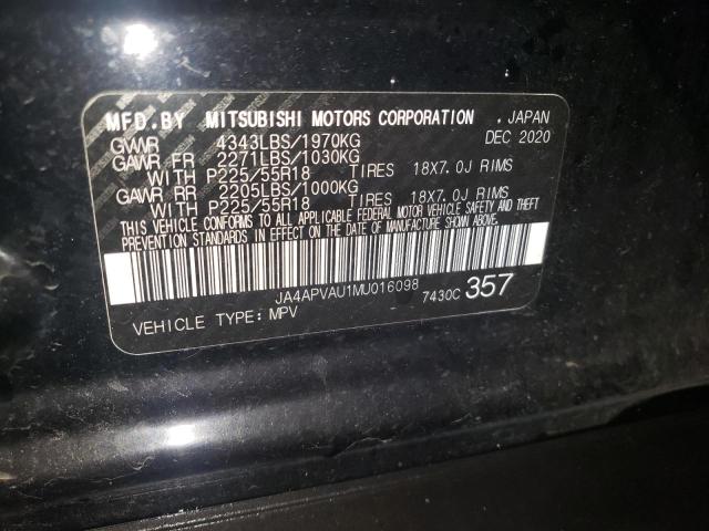 Photo 14 from auction – 2021 MITSUBISHI OUTLANDER with VIN JA4APVAU1MU016098