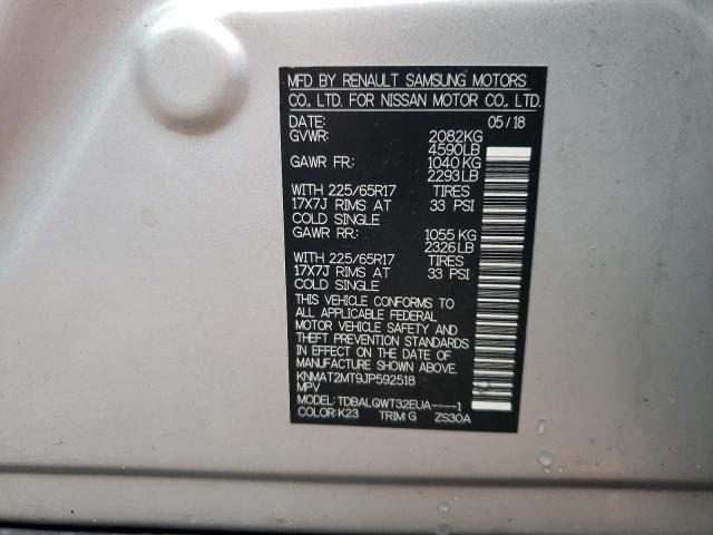 Photo 14 from auction – 2018 NISSAN ROGUE S with VIN KNMAT2MT9JP592518