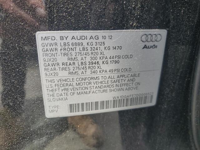 Photo 14 from auction – 2013 AUDI Q7 PRESTIG with VIN WA1DGAFE7DD006523
