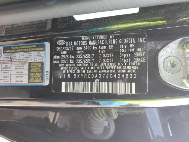 Photo 14 from auction – 2018 KIA SORENTO LX with VIN 5XYPGDA37JG424832