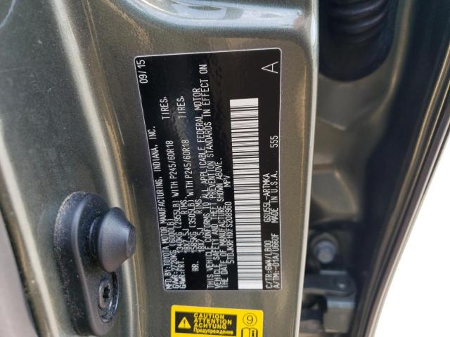 Photo 14 from auction – 2015 TOYOTA HIGHLANDER with VIN 5TDJKRFHXFS208960