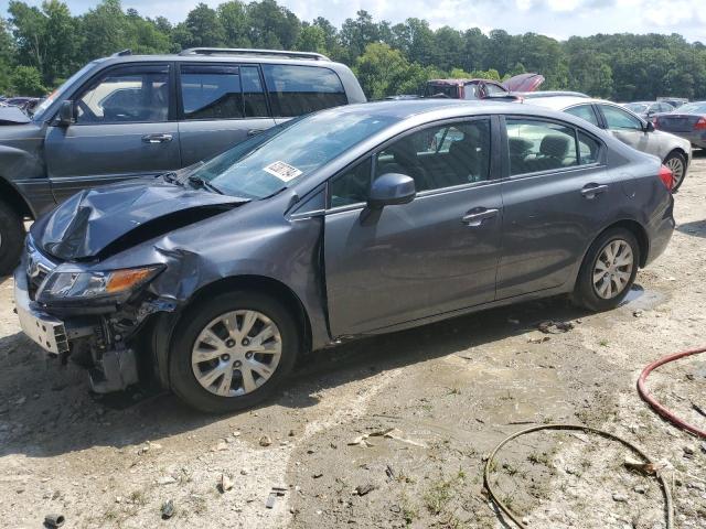 HONDA CIVIC LX 2012 with VIN 19XFB2F54CE373976 - Photo from auction