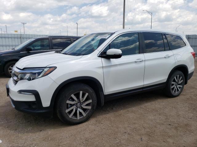 HONDA PILOT EX 2021 with VIN 5FNYF6H38MB075507 - Photo from auction