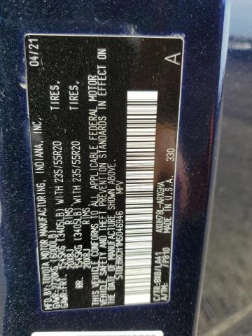 Photo 14 from auction – 2021 TOYOTA HIGHLANDER with VIN 5TDEBRCH1MS046946
