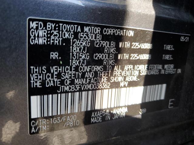 Photo 14 from auction – 2021 TOYOTA RAV4 PRIME with VIN JTMCB3FVXMD038362