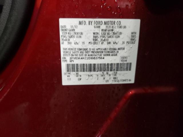 Photo 14 from auction – 2013 FORD EDGE LIMIT with VIN 2FMDK4KC2DBB37564