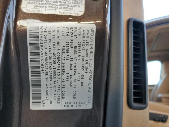 Photo 14 from auction – 2009 PORSCHE CAYENNE with VIN WP1AA29P29LA06941