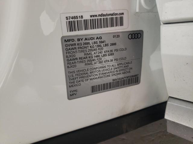 Photo 14 from auction – 2023 AUDI Q5 E PREMI with VIN WA1G2AFY9P2084887