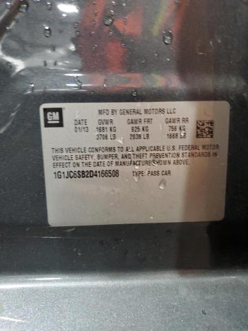 Photo 14 from auction – 2013 CHEVROLET SONIC LT with VIN 1G1JC6SB2D4166508