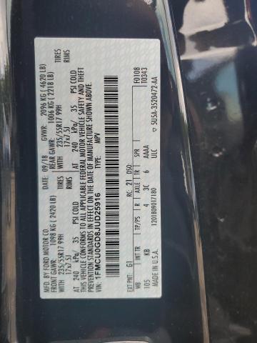 Photo 14 from auction – 2018 FORD ESCAPE SE with VIN 1FMCU0GD8JUD25916