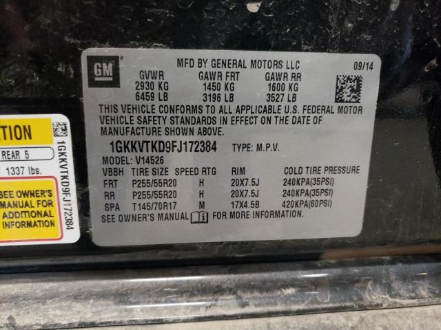 Photo 14 from auction – 2015 GMC ACADIA DEN with VIN 1GKKVTKD9FJ172384