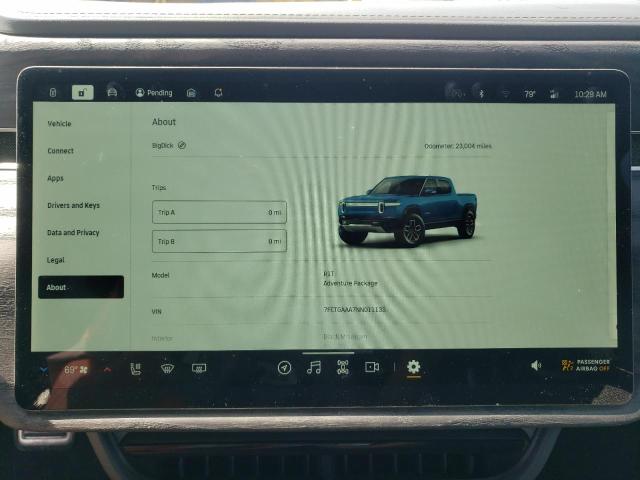 Photo 9 from auction – 2022 RIVIAN R1T ADVENT with VIN 7FCTGAAA7NN011135
