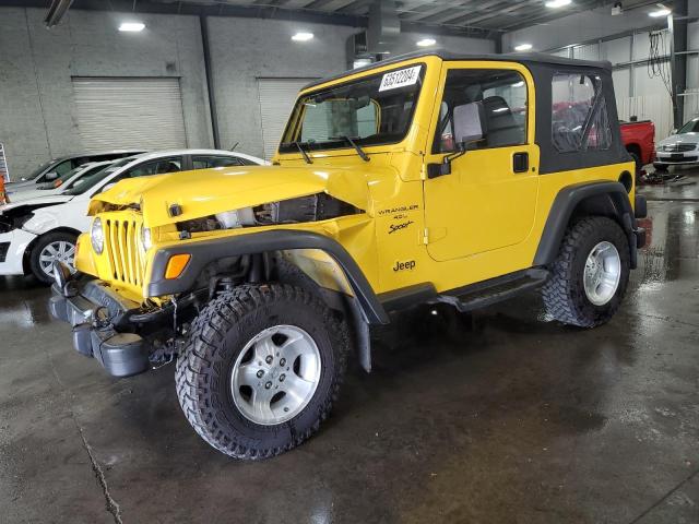 JEEP WRANGLER / 2000 with VIN 1J4FA49SXYP763398 - Photo from auction