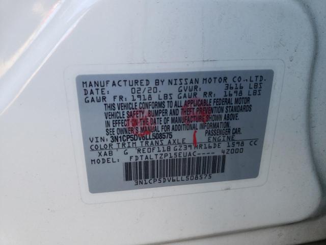 Photo 14 from auction – 2020 NISSAN KICKS SR with VIN 3N1CP5DV6LL508575