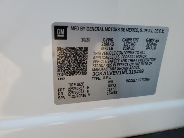 Photo 14 from auction – 2021 GMC TERRAIN SL with VIN 3GKALVEV1ML310409