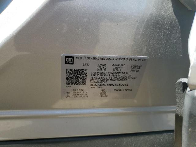 Photo 14 from auction – 2022 CHEVROLET BLAZER 2LT with VIN 3GNKBHR40NS152164