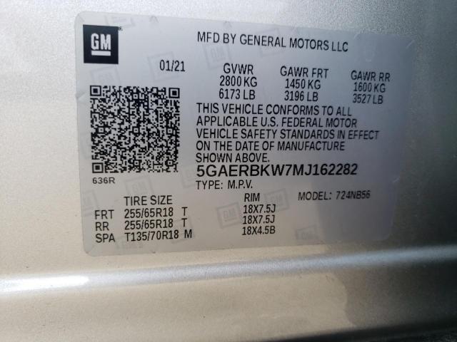 Photo 14 from auction – 2021 BUICK ENCLAVE ES with VIN 5GAERBKW7MJ162282