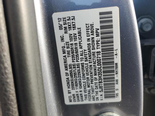 Photo 14 from auction – 2013 ACURA RDX with VIN 5J8TB3H35DL000718