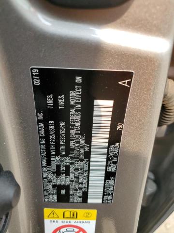 Photo 14 from auction – 2019 LEXUS RX 350 BAS with VIN 2T2BZMCA7KC189521