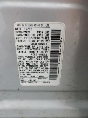 Photo 14 from auction – 2014 NISSAN ROGUE SELE with VIN JN8AS5MT8EW100372