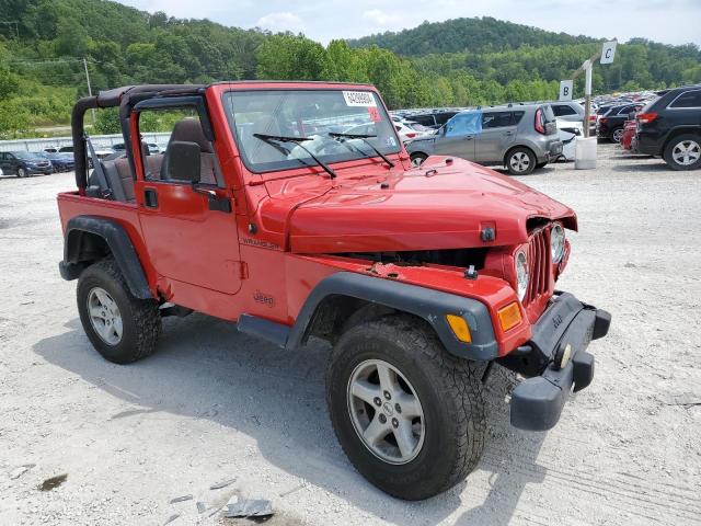 Photo 4 from auction – 2000 JEEP WRANGLER / with VIN 1J4FA29P1YP722495