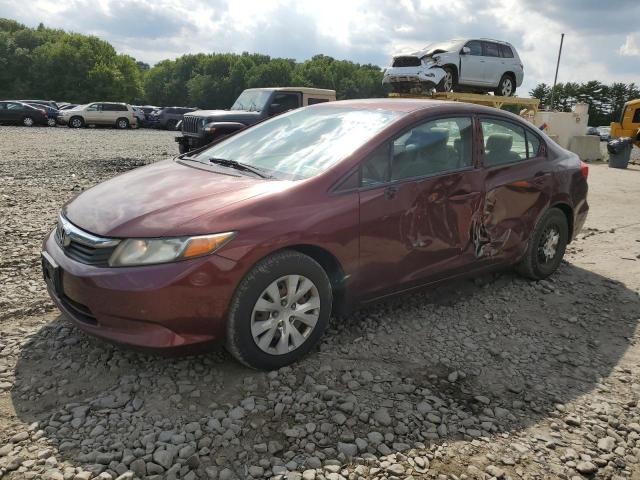 HONDA CIVIC LX 2012 with VIN 19XFB2F52CE321553 - Photo from auction