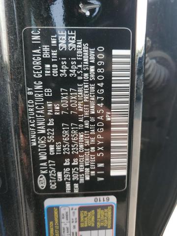 Photo 14 from auction – 2018 KIA SORENTO LX with VIN 5XYPGDA54JG408900