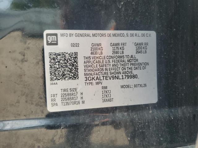 Photo 14 from auction – 2022 GMC TERRAIN SL with VIN 3GKALTEV9NL179980