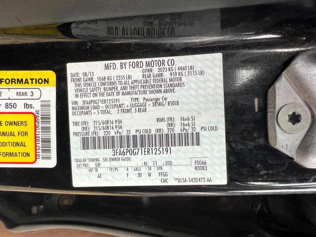 Photo 10 from auction – 2014 FORD FUSION S with VIN 3FA6P0G71ER125191