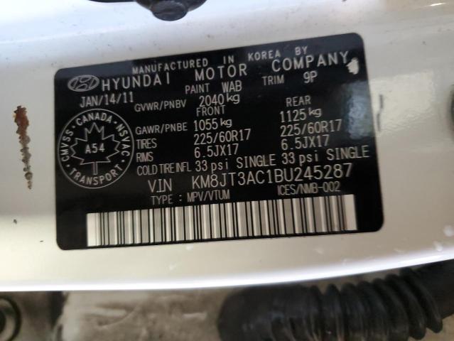 Photo 14 from auction – 2011 HYUNDAI TUCSON GL with VIN KM8JT3AC1BU245287