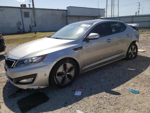 KIA OPTIMA HYB 2013 with VIN KNAGM4AD7D5044594 - Photo from auction