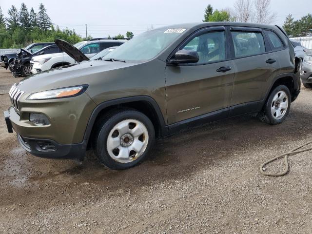 JEEP CHEROKEE S 2015 with VIN 1C4PJLAB7FW695211 - Photo from auction