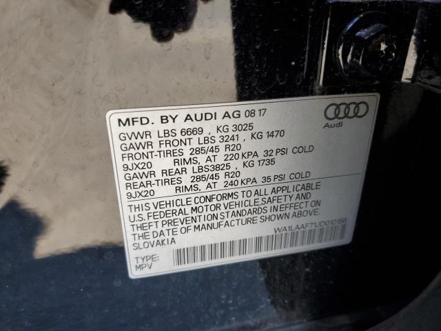 Photo 14 from auction – 2018 AUDI Q7 PREMIUM with VIN WA1LAAF71JD010156