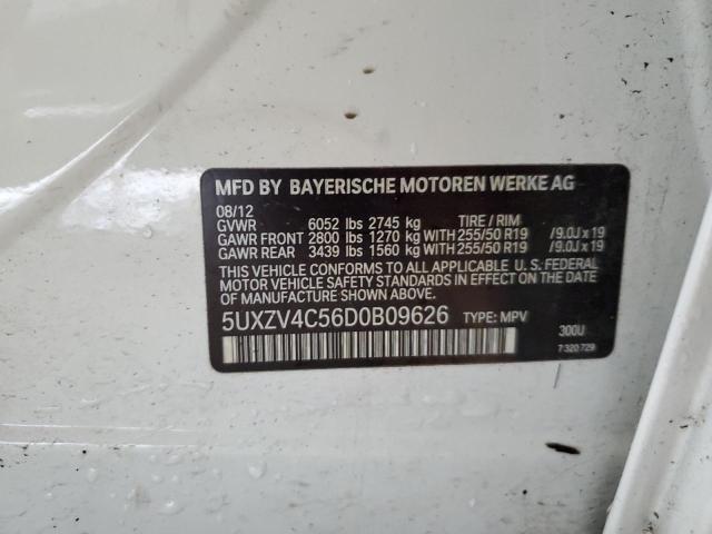Photo 14 from auction – 2013 BMW X5 XDRIVE3 with VIN 5UXZV4C56D0B09626